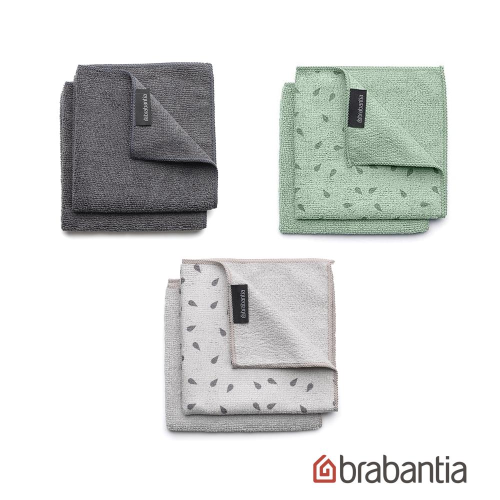 【荷蘭Brabantia】碳纖維抹布6入 任選 (仙綠色/深灰色/淺灰色)✿70F001